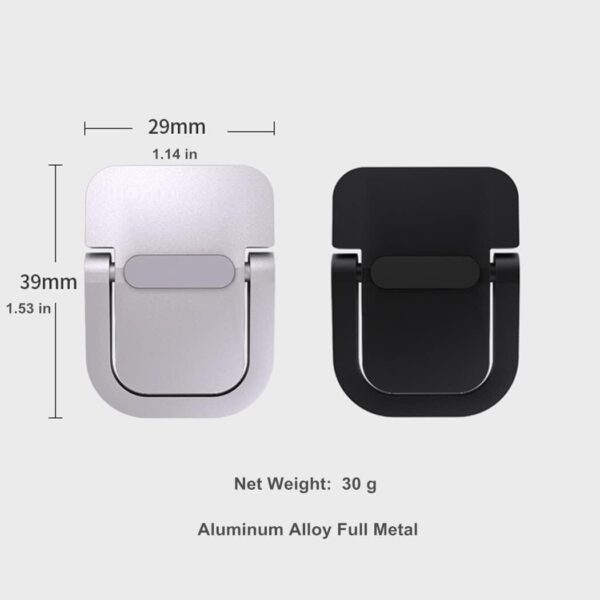 2-Pieces: Adjustable Invisible Notebook Computer Support Bracket - Image 9