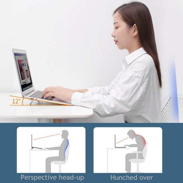 2-Pieces: Adjustable Invisible Notebook Computer Support Bracket - Image 5