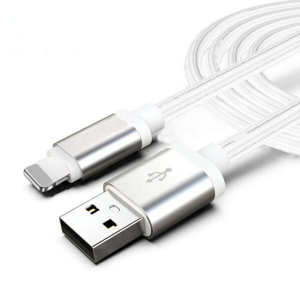 3-Pack: 10FT Heavy Duty Braided iPhone Lightning USB Cable - Image 5