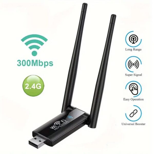 300Mbps USB Wi-Fi Repeater - Image 4
