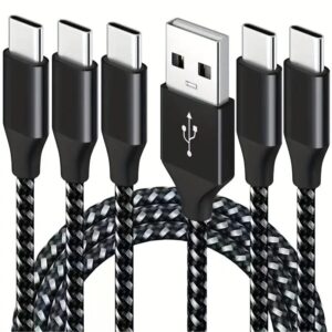 5-Pack: USB Type-C Fast Charging Cable