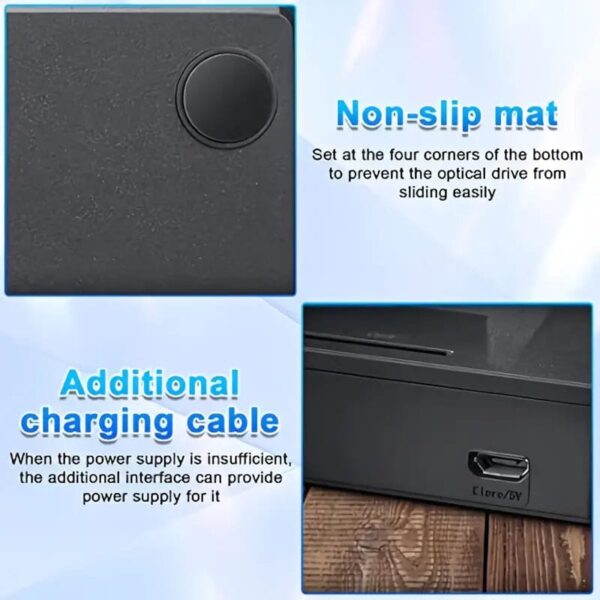6-in-1 Portable USB 3.0 Ultra-Thin External DVD Recorder Drive - Image 3