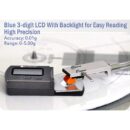 Digital Turntable Stylus Force Scale Gauge 0.01g/5.00g Blue LCD Backlight for Tonearm Phono Cartridge