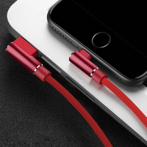 Fast Charging 90° L-Shaped USB Cable - Image 2