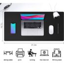 Waterproof Leather Desk Writing Pad for Office and Home